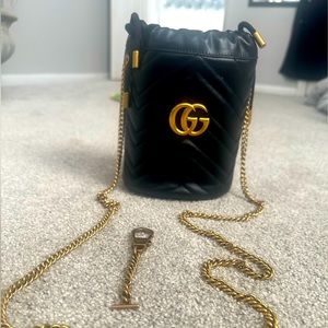 GUCCI Marmont Mini Bucket Bag